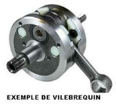 Vilebrequin complet renforcé Hot rods pour moteur moto Kawasaki kx 65