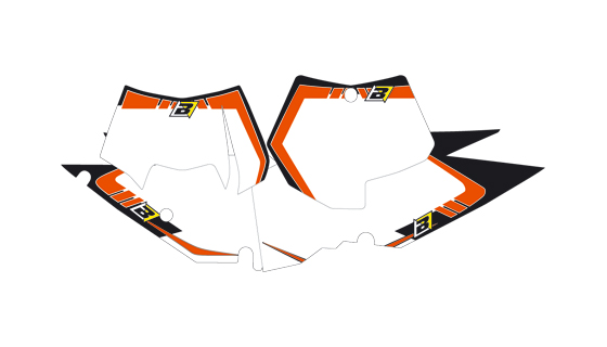 fond plaque blackbird grand blanc ktm exc sx