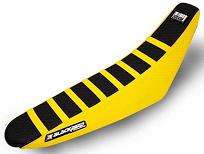 Housse de selle Zebra noire jaune BLACKBIRD moto SUZUKI RMZ